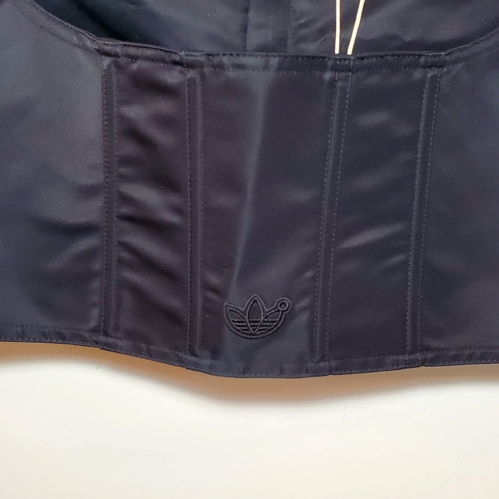 Adidas Women’s Black Corset Crop Top - Picture 6 of 14
